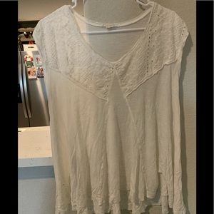 Large White flowy T-Shirt